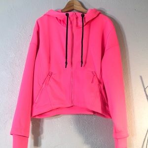 NWT ZARA neon pink jacket